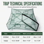 ⏳Time-Limited Special⏰Collapsible Fishing Trap Net with Multi Entrances🎣