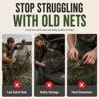 ⏳Time-Limited Special⏰Collapsible Fishing Trap Net with Multi Entrances🎣