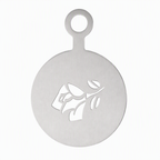 ☕Stainless Steel Coffee Latte Art Stencil Template