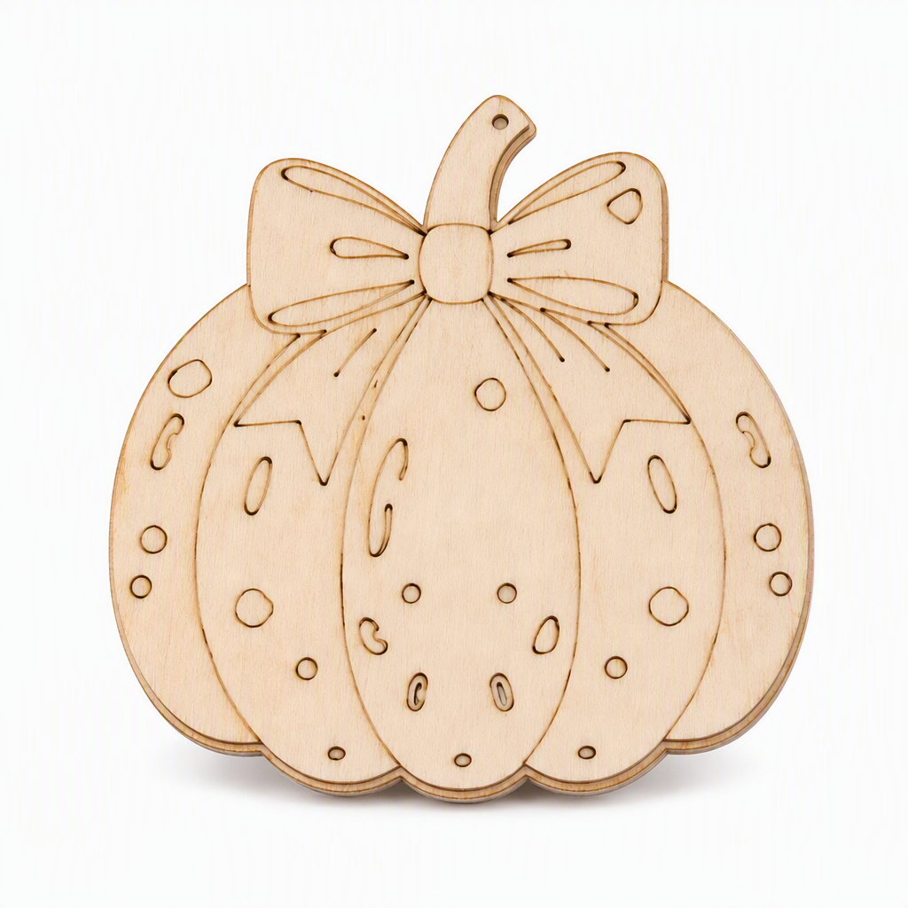 ⏰ Halloween Wooden Pumpkin Craft Kit | DIY Wind Chime 🎃