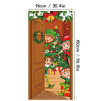 Christmas Door Cover For Instant Holiday Decor