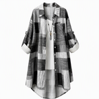 🏁 Classic Plaid, Relaxed Easy Layering | Women's Loose-Fit Shirt Jacket